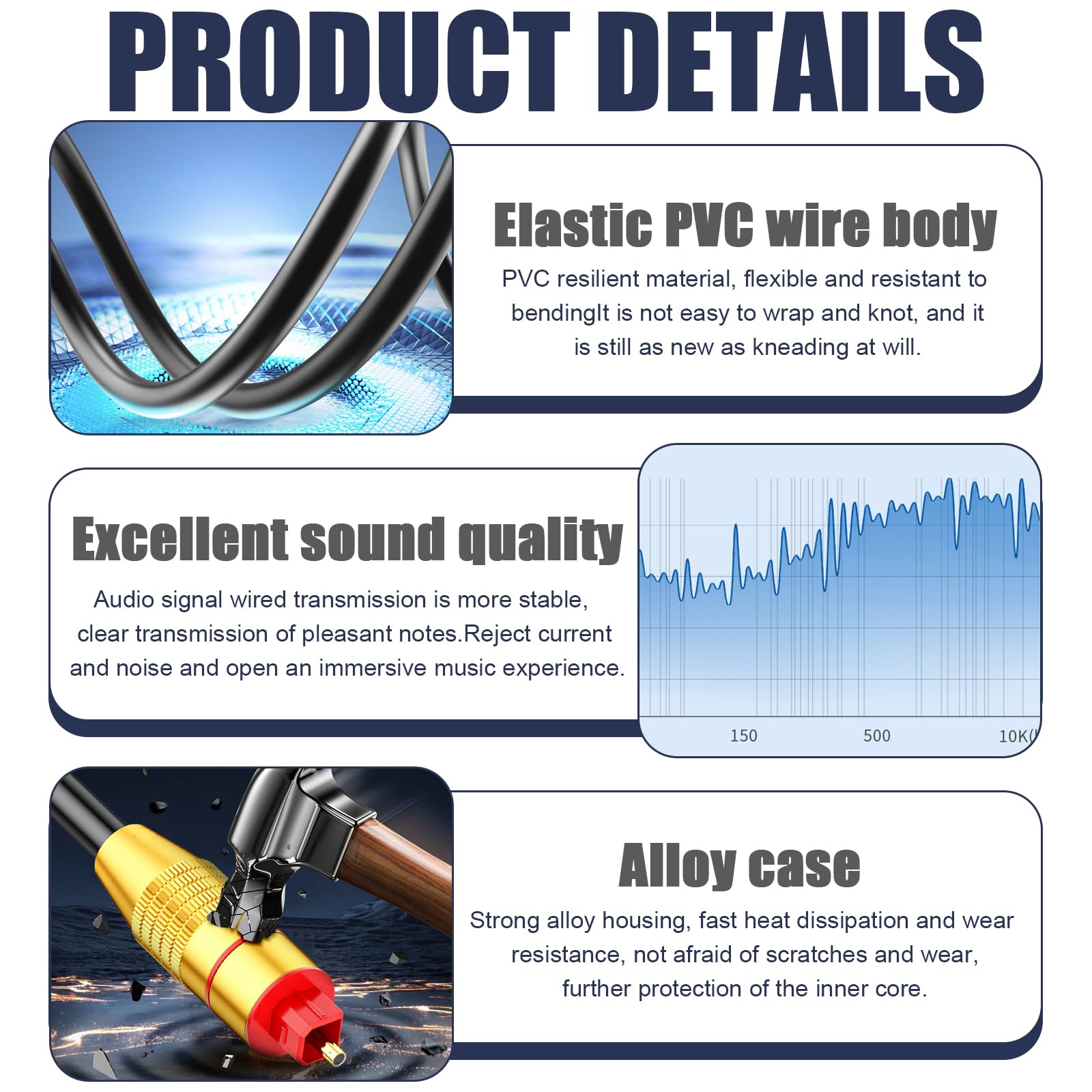 GOMETY Adattatore USB a audio ottico da USB-A a Fiber Optic SPDIF, adattatore Toslink 3M, nero - Scheda audio ottica Plug & Play