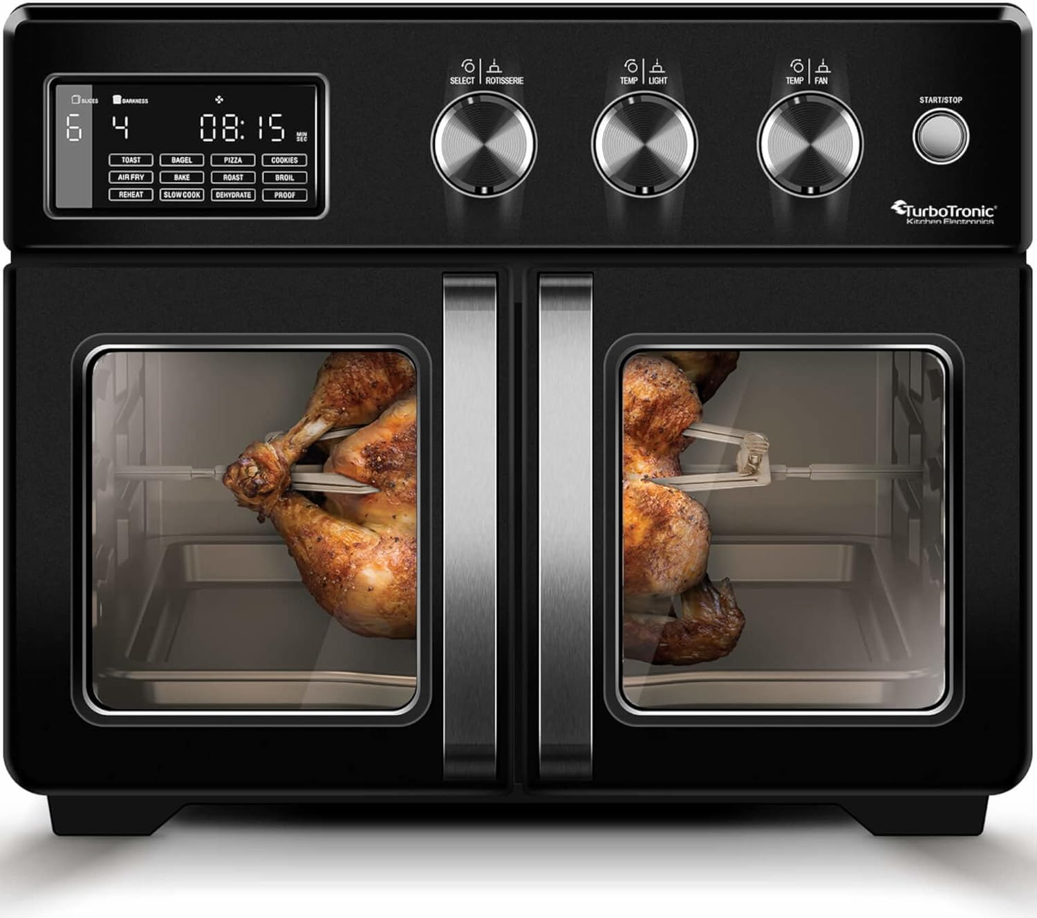 TurboTronic Mini forno 4 in 1 forno ad aria calda e friggitrice ad