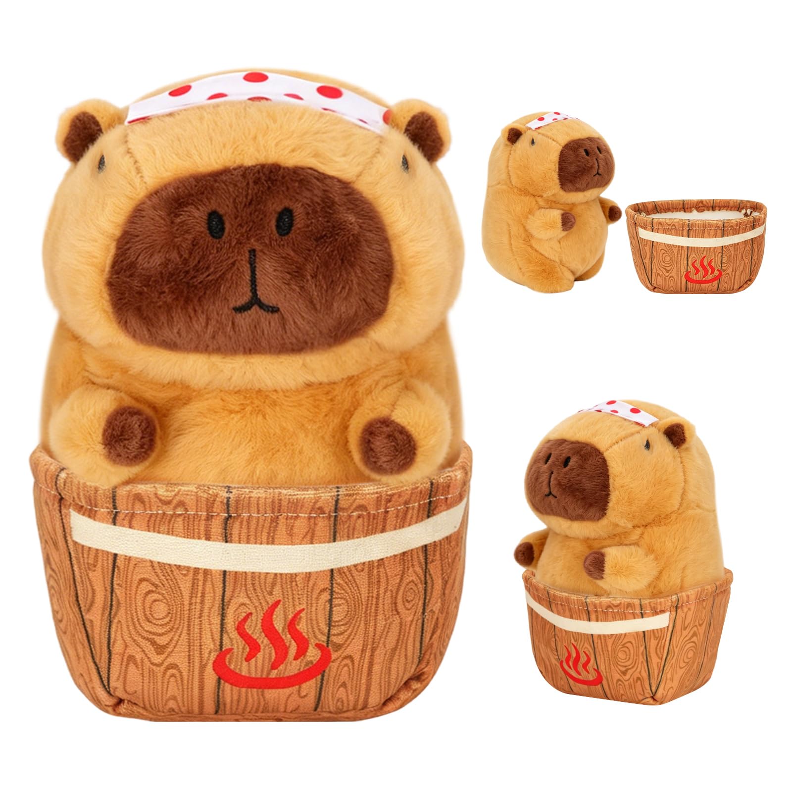 Teddy Capybara Plush Stuffed Animal Cute Capybara Gifts for Girls Boys Kids