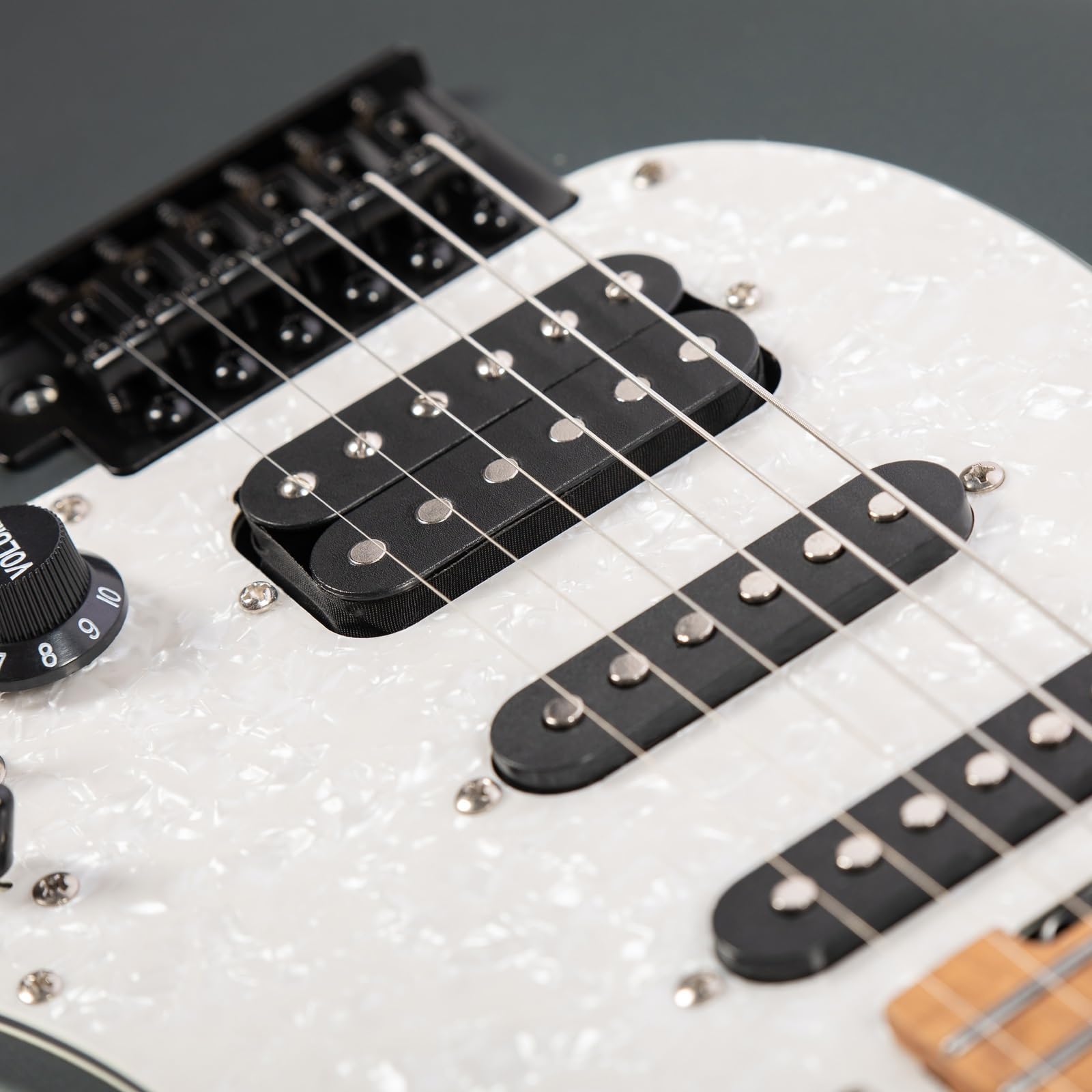 Gitara Elektryczna Profesjonalna 6 Strunowa Gitara Elektryczna O Standardowym Matowym Wykończeniu Korpus Z Topoli Palony Klon(Type 4)