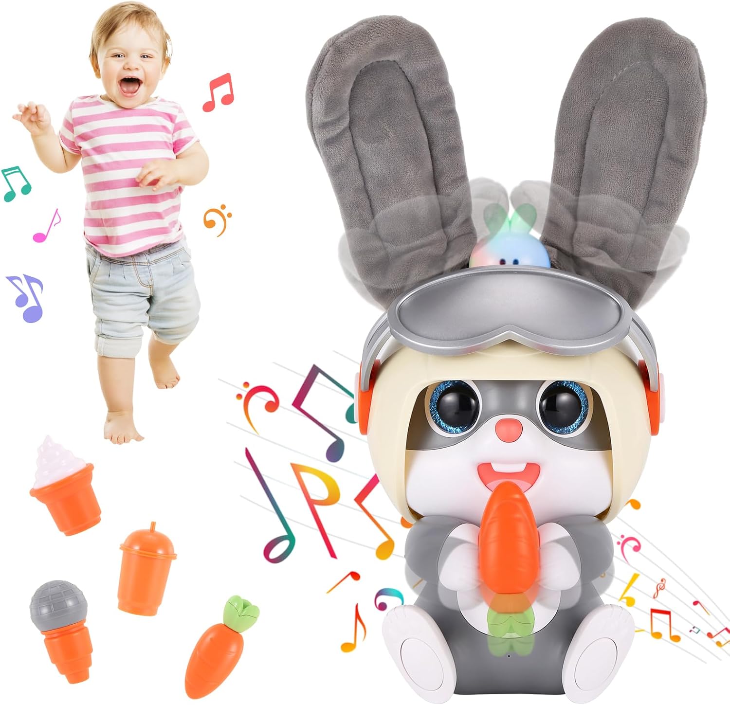 Amazon.com: Afqjf Baby Recording Repeats Musical Toy - Easter Rabbit ...