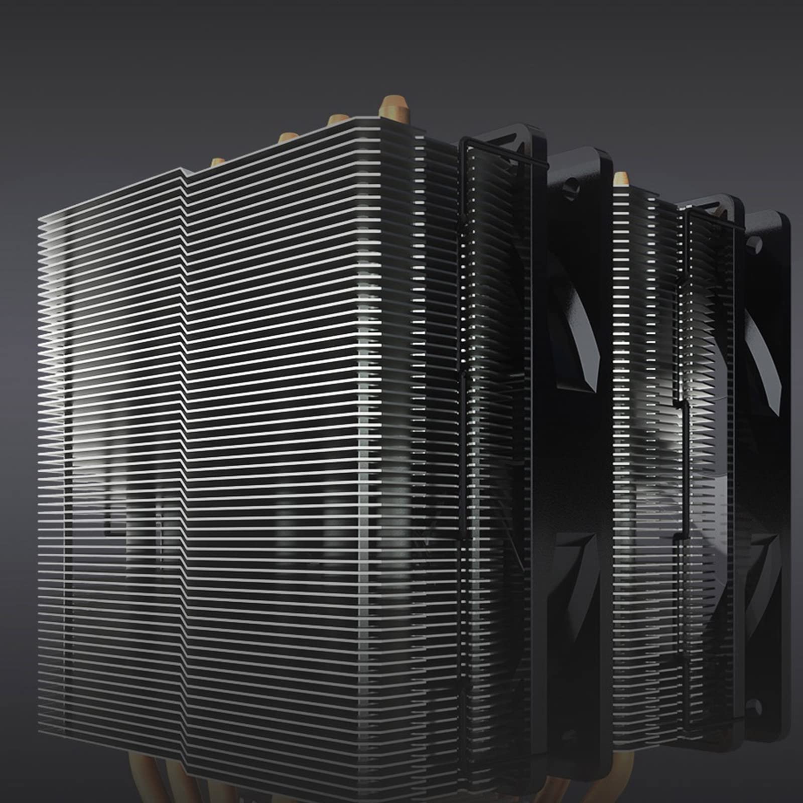 6 Heatpipes RGB CPU Cooler Radiatore silenzioso per LGA 1150 1156 1155 1366 2011 AM3 AM4 Ventilatore Ventola raffreddamento Sostituzione della CPU del