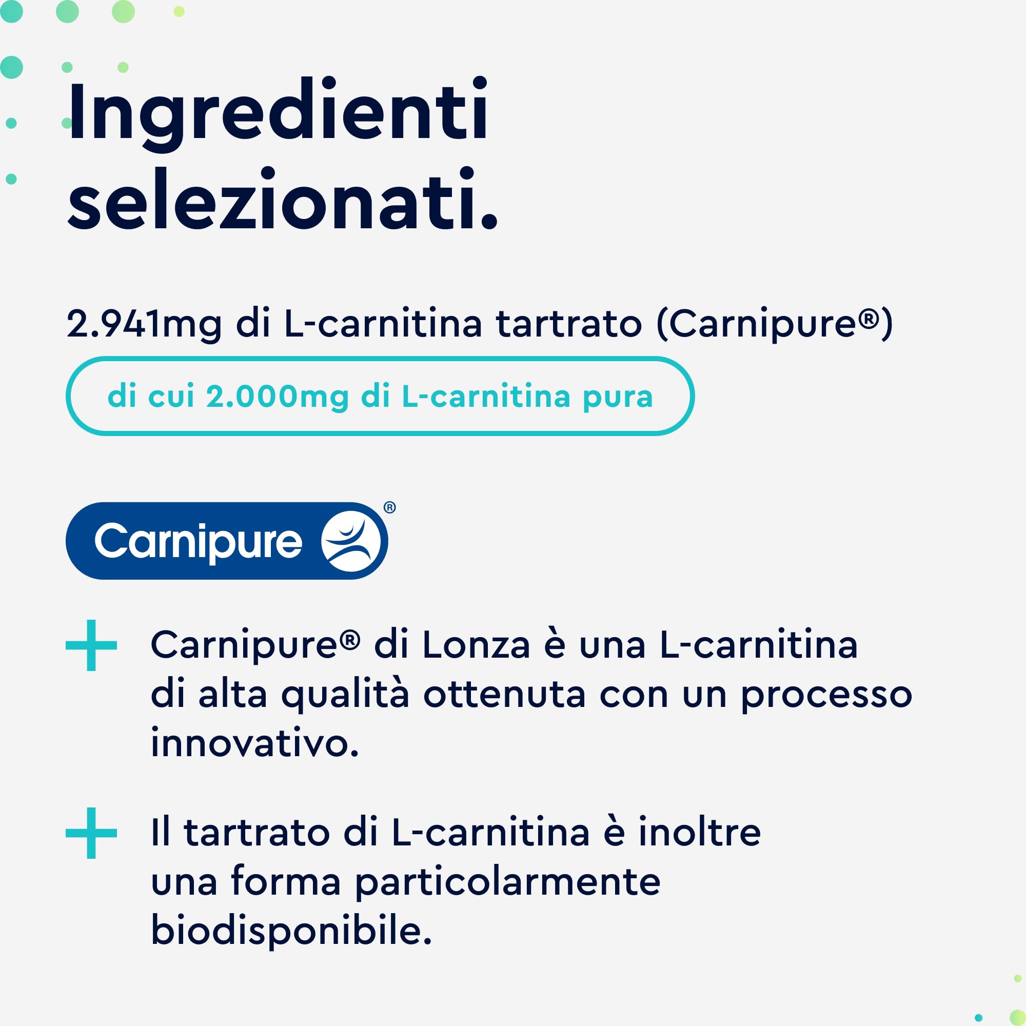 L-Carnitina Integratore, 2.000mg Carnitina Capsule con Premium Carnipure®, Integratore Sportivo con Tartrato di Carnitina, Energia e Recupero Muscolare, 140 Capsule, 100% Vegan