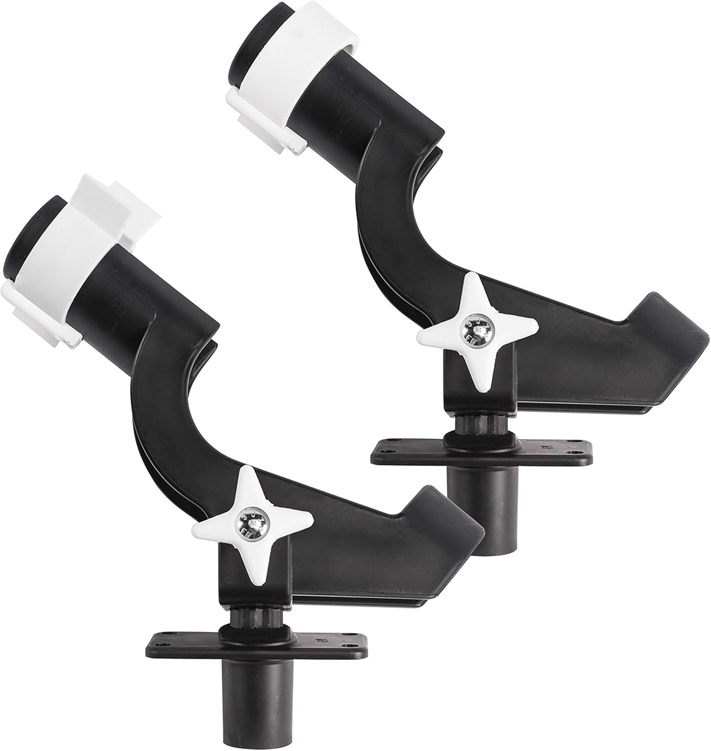 Wise 6040 Rod Tender with Flush Mount - Twin Pack, Black