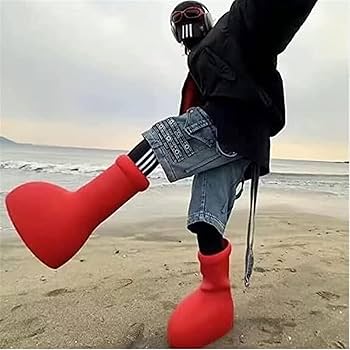 靴 Big red boots CTOSOCCERXP Big Red Boot Astro Boy Fashion Trend Anime