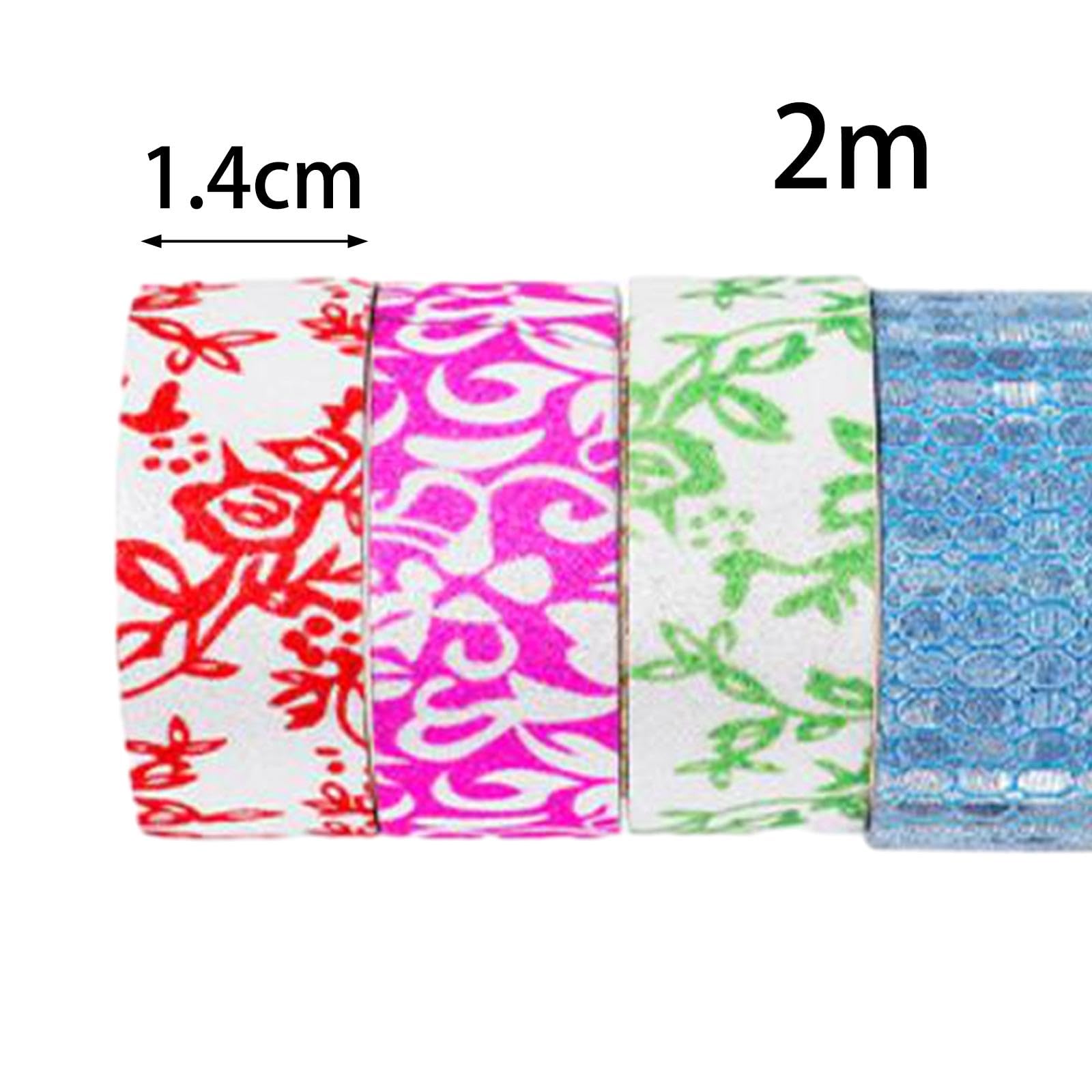 F Fityle 5X 10 Piezas Cintas de Valentín Cinta Adhesiva Cinta de con Brillo Dulce para Suministros para Manualidades de Boda Tarjetas de S
