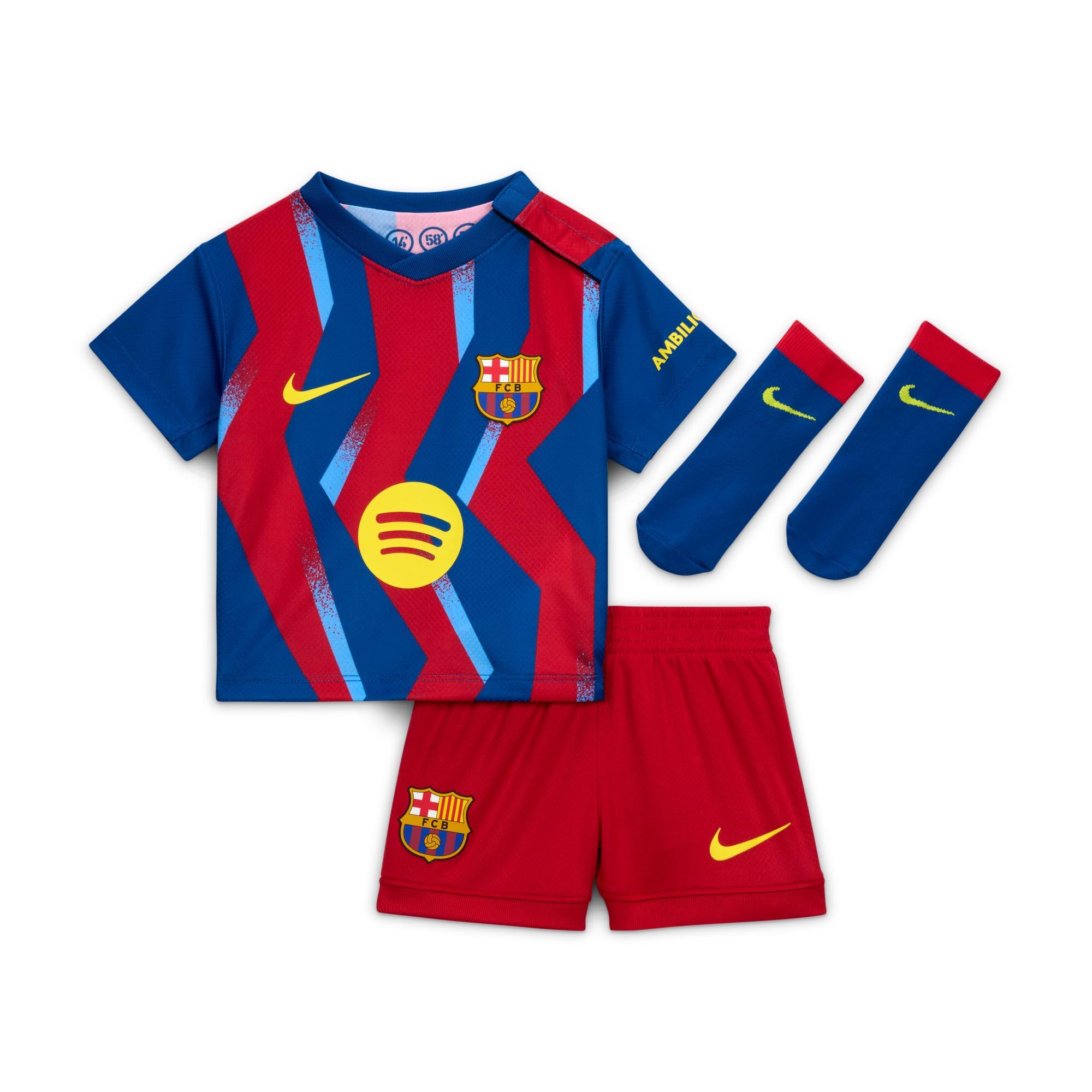 FC Barcelona 2025/26 Stadium Fourth Dreiteiliges Nike Replika Fußballtrikot-Set für Babys und Kleinkinder, FZ1333