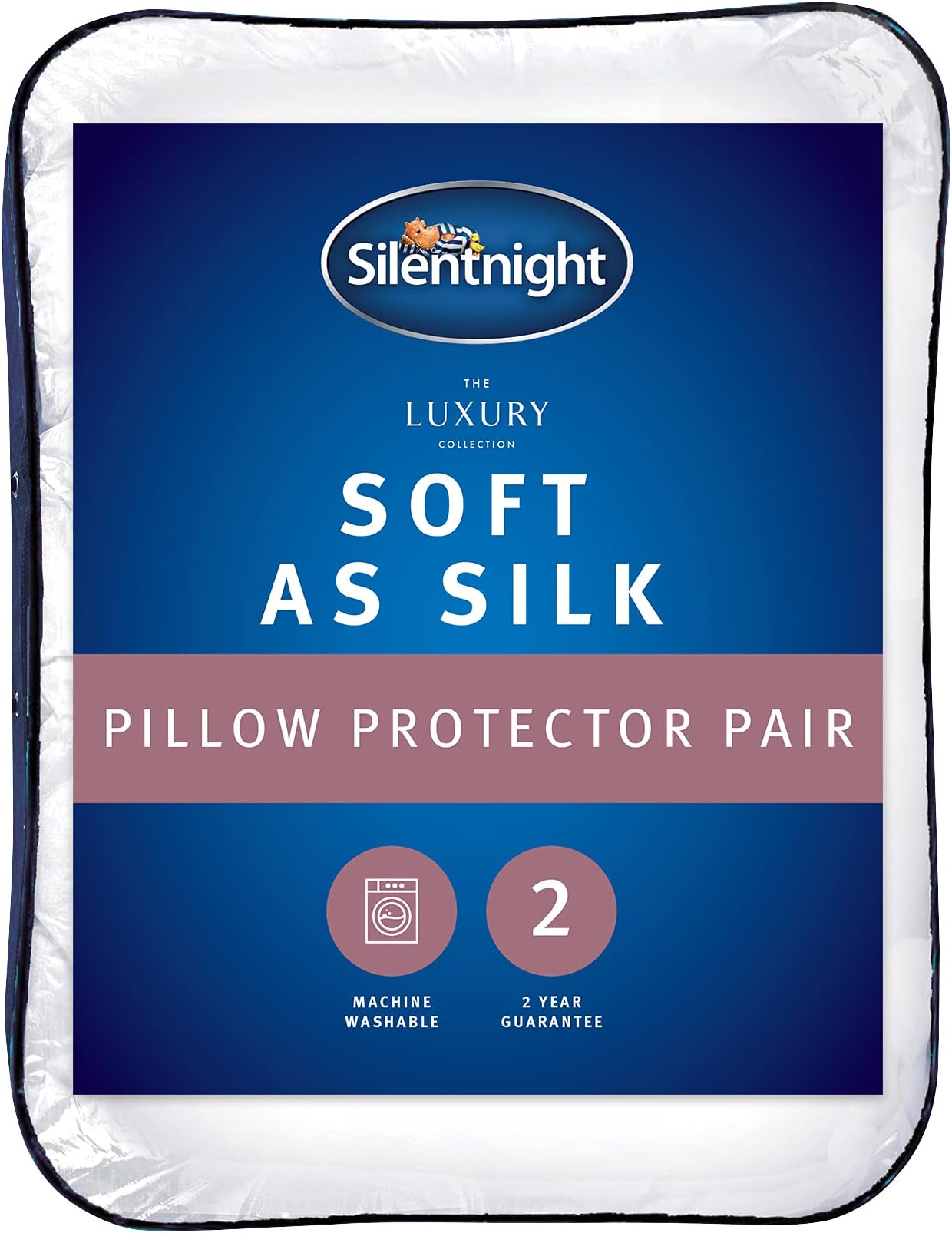 Soft as Silk Pillow Protector - Pack of 2