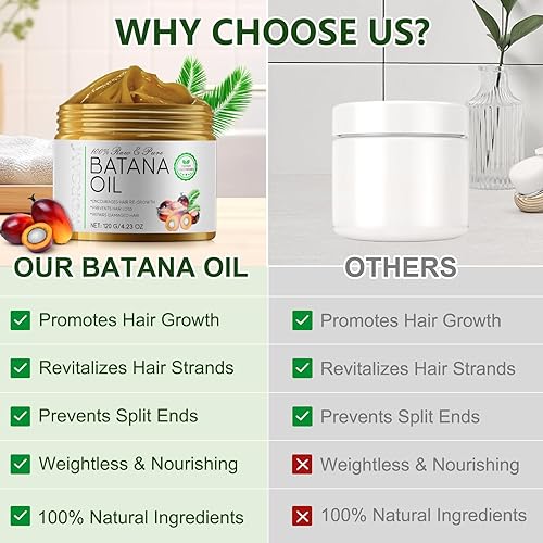 Miniatura 7 de Aceite de batana para el crecimiento del cabello, aceite orgánico 100% puro y crudo de Honduras, estimula el crecimiento, previene la pérdida,