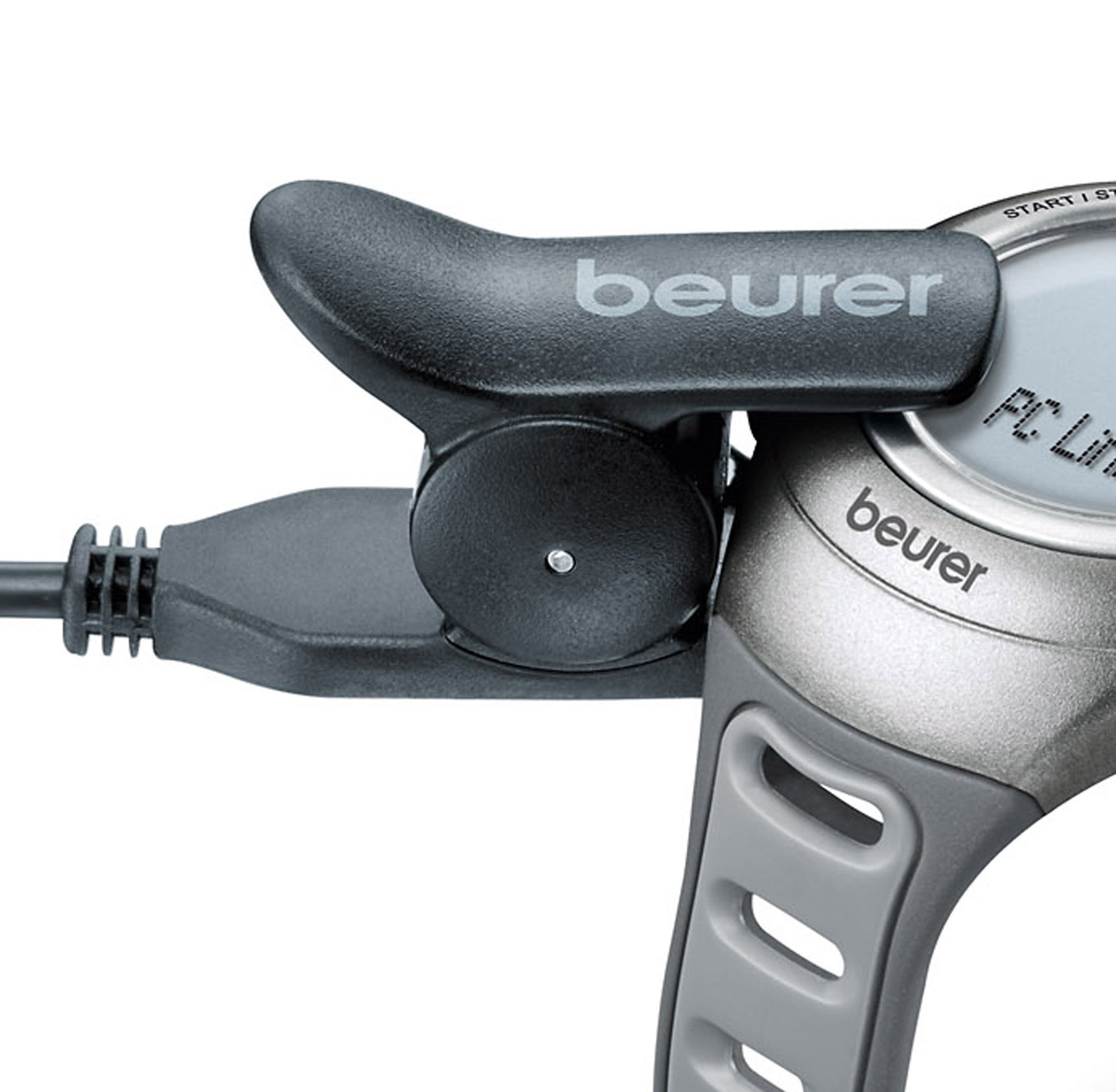 Beurer PM 70 Pulsuhr, Messung von Puls, Zeitmanagement, wasserdicht, Fahrradhalterung und PC-Schnittstelle, Fitnesstest