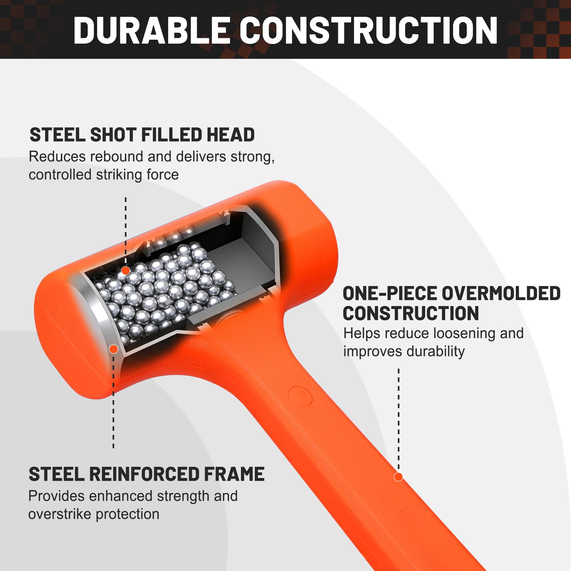 ValueMax Dead Blow Hammer - 2 lb -4