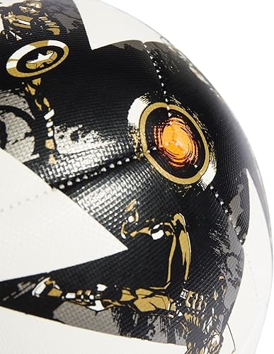 Miniatura 2 de adidas MLS 2023 Marvel Ball Collection - Mini pelota All Star Game (1, negroblancohierro metálicodorado metálico (Mini))