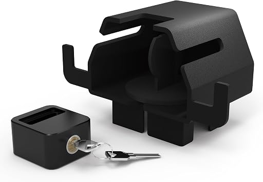 DEEAGLE Trailer Hitch Locks Fits 2 and 2 5/16 Couplers, Anti Theft Trailer Coupler Tongue Lock for RV, Trailer, Boat, Truck