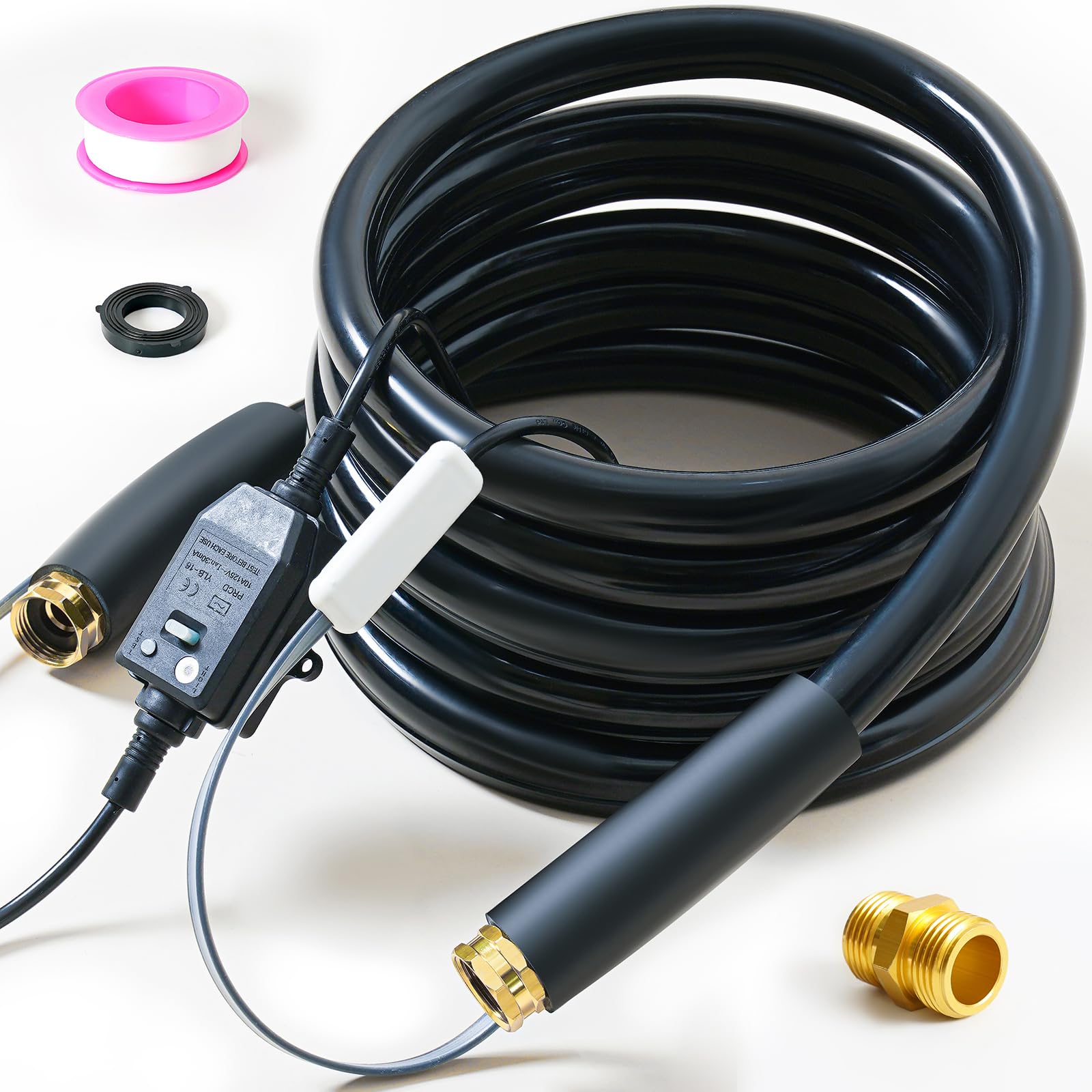 gogo for camper TINY 50 FT Heated Water Hose RV with GFCI,-40°F Antifreeze Insulated Drinking Water Hose Contains No Lead, No BPA- 5/8” Inside Diameter for Home Garden-Black Garden Lyon Pro storage net color:grey Fahrrad Schutzblech SKS Spoiler