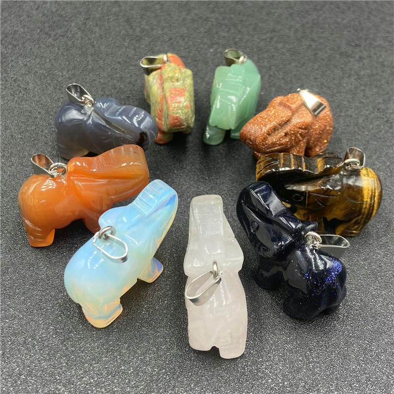 16 x 22 mm, 6 szt., słoń, koraliki z naturalnego kamienia, do produkcji bransoletek, koraliki z naturalnego kamienia szlachetnego/charms/wisiorek do produkcji biżuterii