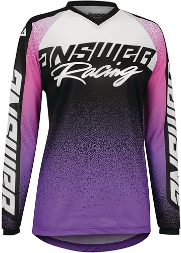 Answer Racing 446821 - Camiseta para mujer A22 Syncron Prisma moradorojo rodaminamar, talla 2XL