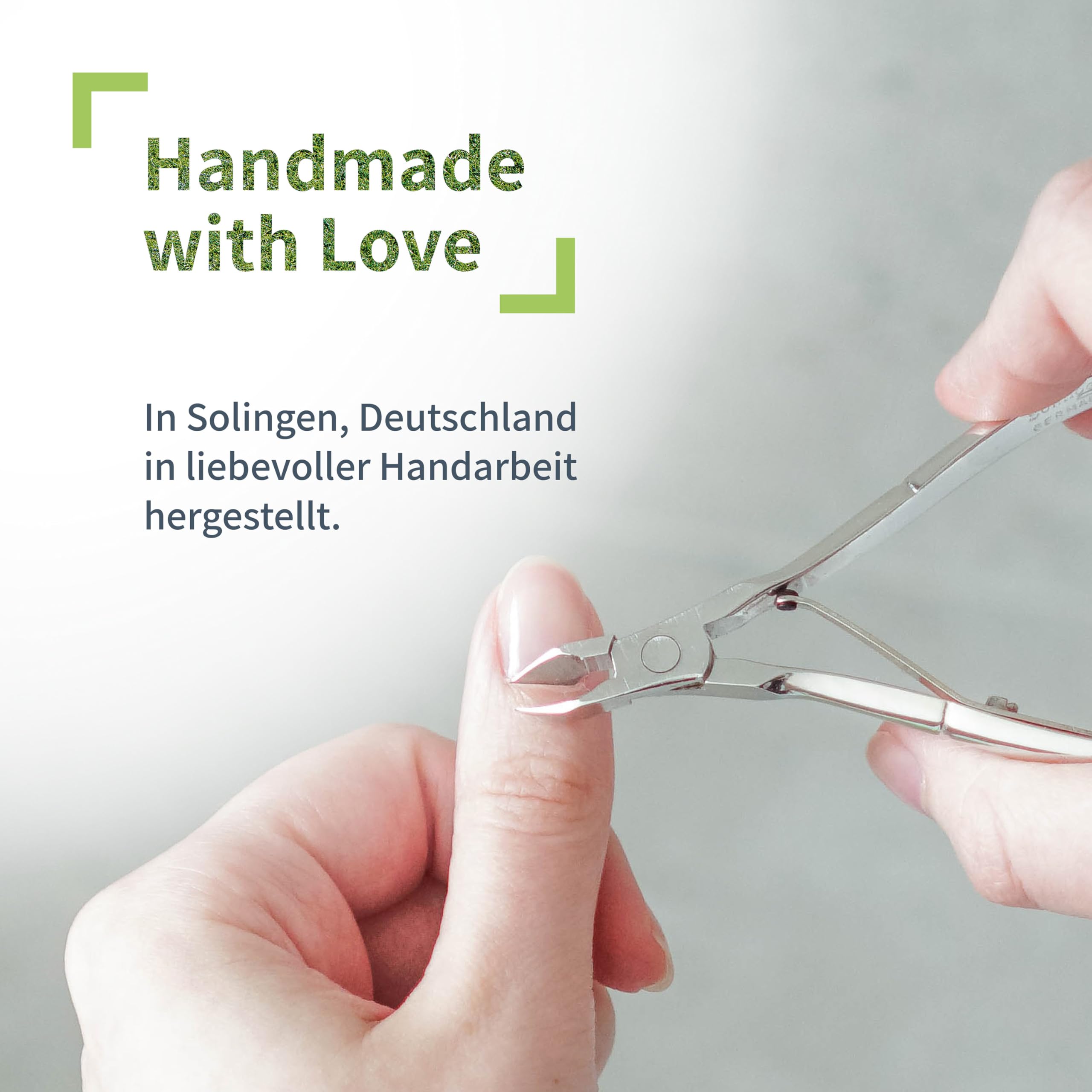 Niyok Solingen - Tagliaunghie fine • Tagliaunghie ad alta precisione per rimuovere le cuticole • Senza nichel • Tagliaunghie con lama affilata • Tagliacuticole • Made in Germany