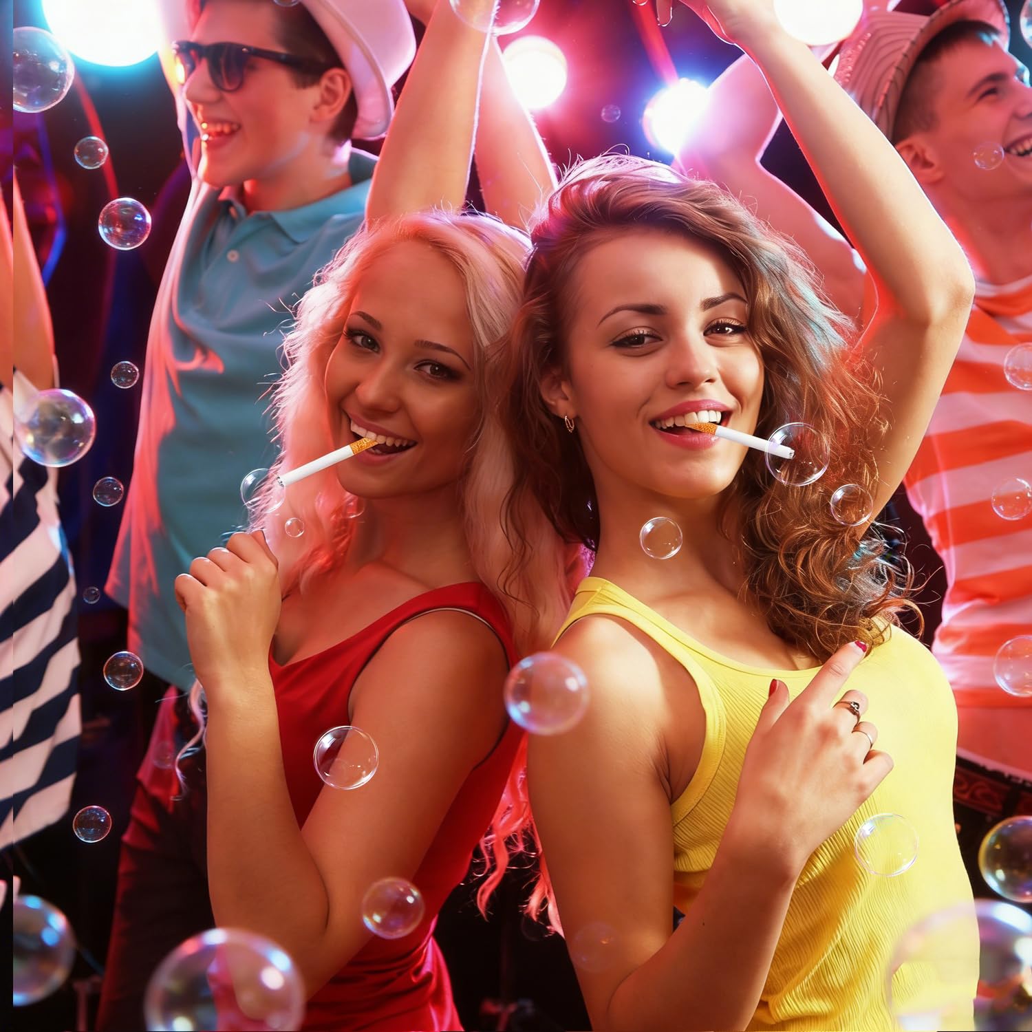 Mini Seifenblasenbläser, 6 Stück Seifenblasenmaschine, Seifenblas Spielzeug, Seifenblasenpistole, Bubble Machine, Mini-Blasen-Blasen-Spielzeug, Bubble Gun Machine, Neuheit Geschenke für Partys - 5