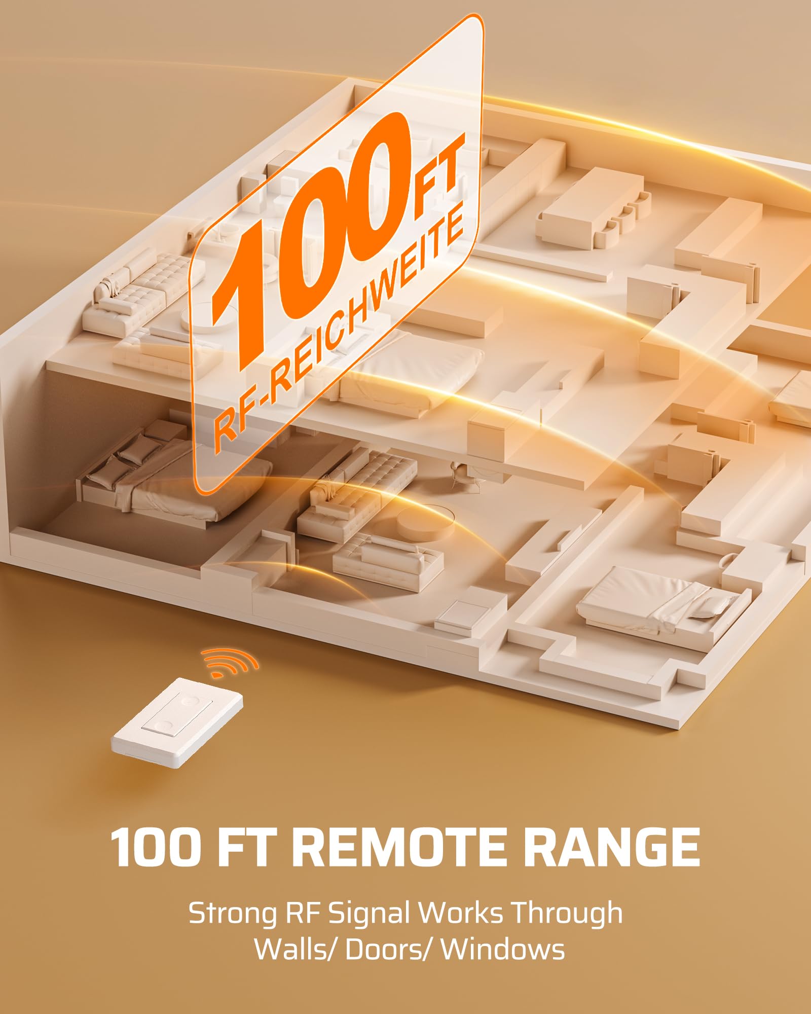 Remote Light Socket - No Wiring Needed -4