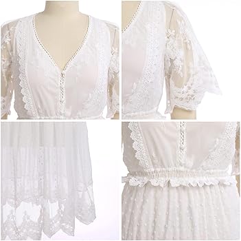 ワンピース Acetate Polyester Torchon Lace Dress Acetate Polyester Torchon Lace Dress Shop Short Fabric Dresses