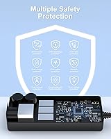 Vista 7 de VHBW Cargador de scooter de 42 V compatible con Ninebot G30LP ES2 ES4 ES1L F20 F30 F40 E22 E25 M365 Pro/Pro2 Lime-S Scooter eléctrico con batería