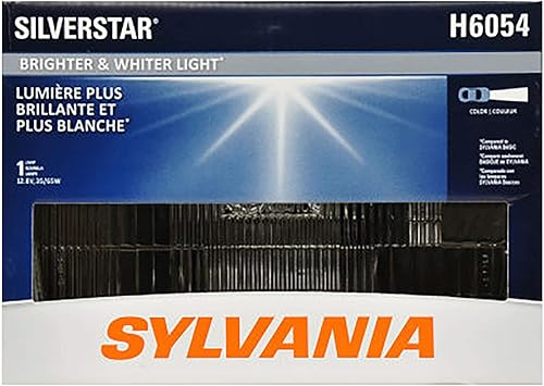 Miniatura 1 de Luces delanteras de alto rendimiento SYLVANIA SilverStar H4651, halógenas selladas de 100 x 165 (el paquete contiene 1 foco), H6054