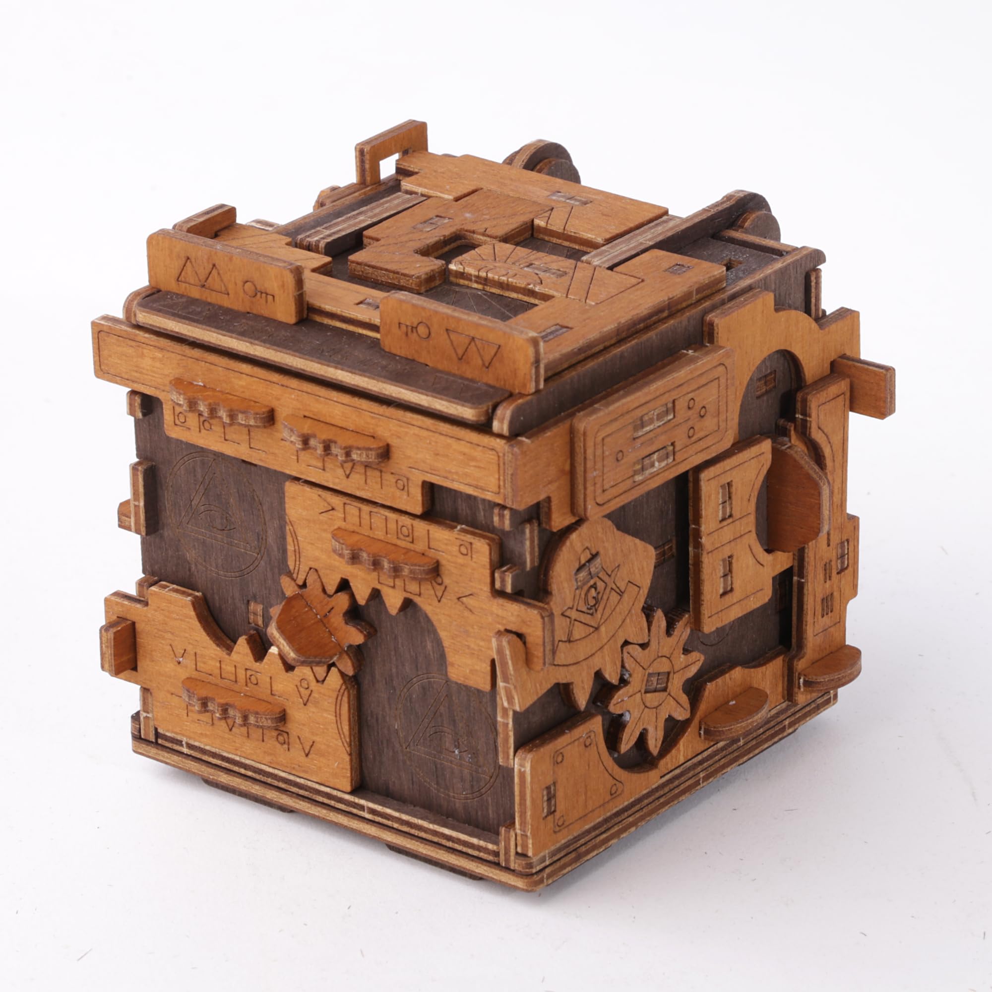 WOODEN.CITY Puzzle 3D Boîte en Bois - Jeux De Société, Maquette Adulte À Construire, Escape Game, Boîte Mystère Casse-Tête Difficile, Jeu De Societe en Bois pour Adultes