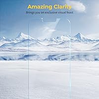 Vista 6 de UNBREAKcable Protector de pantalla de vidrio templado inastillable para iPhone 13 Mini [3 unidades] [99.99% transparente HD]