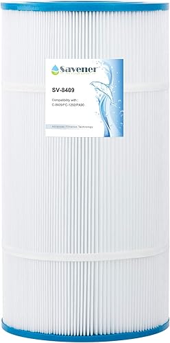 SV-8409 - Filtro de repuesto para piscina Unicel C-8409 90 pies cuadrados FC-1292 PA90 Hayward CX900RE 80951, paquete de 1