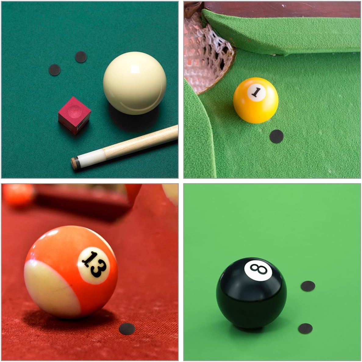 Billiard Dot Stickers of Self Adhesive Pool for Snooker and Billiards Easy to Use Thin Design