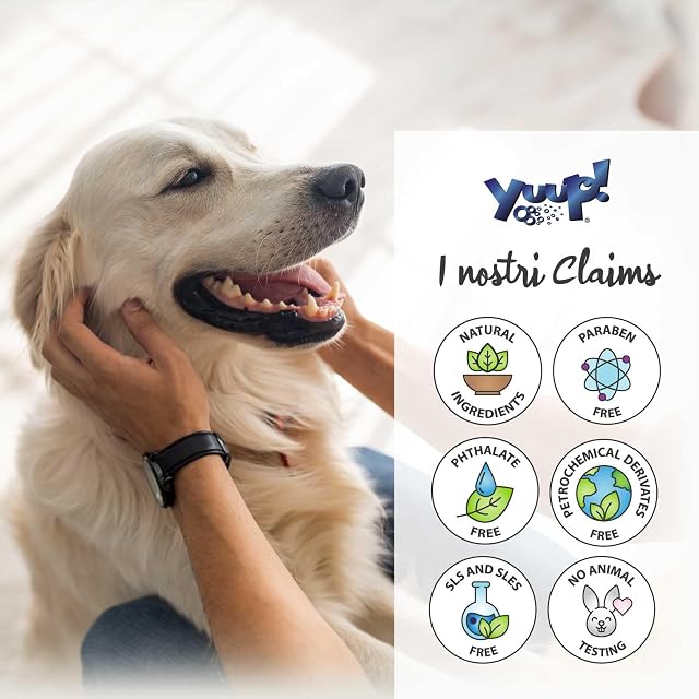 Foto 5 de 8 de YUUP! - Kit MANTOS CLAROS - Champú blanqueador, Acondicionador desenredante y Pink Velvet, Kit para Perros…
