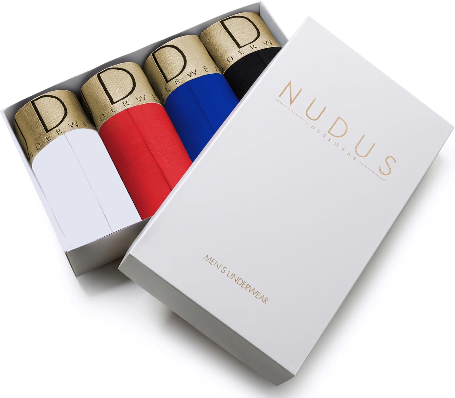 NUDUS Bamboo Rayon Underwear for Men - 4 Pack Premium Men's Double Pouch Underwear - Sexy Mens Underwear Gift Set - Image 4