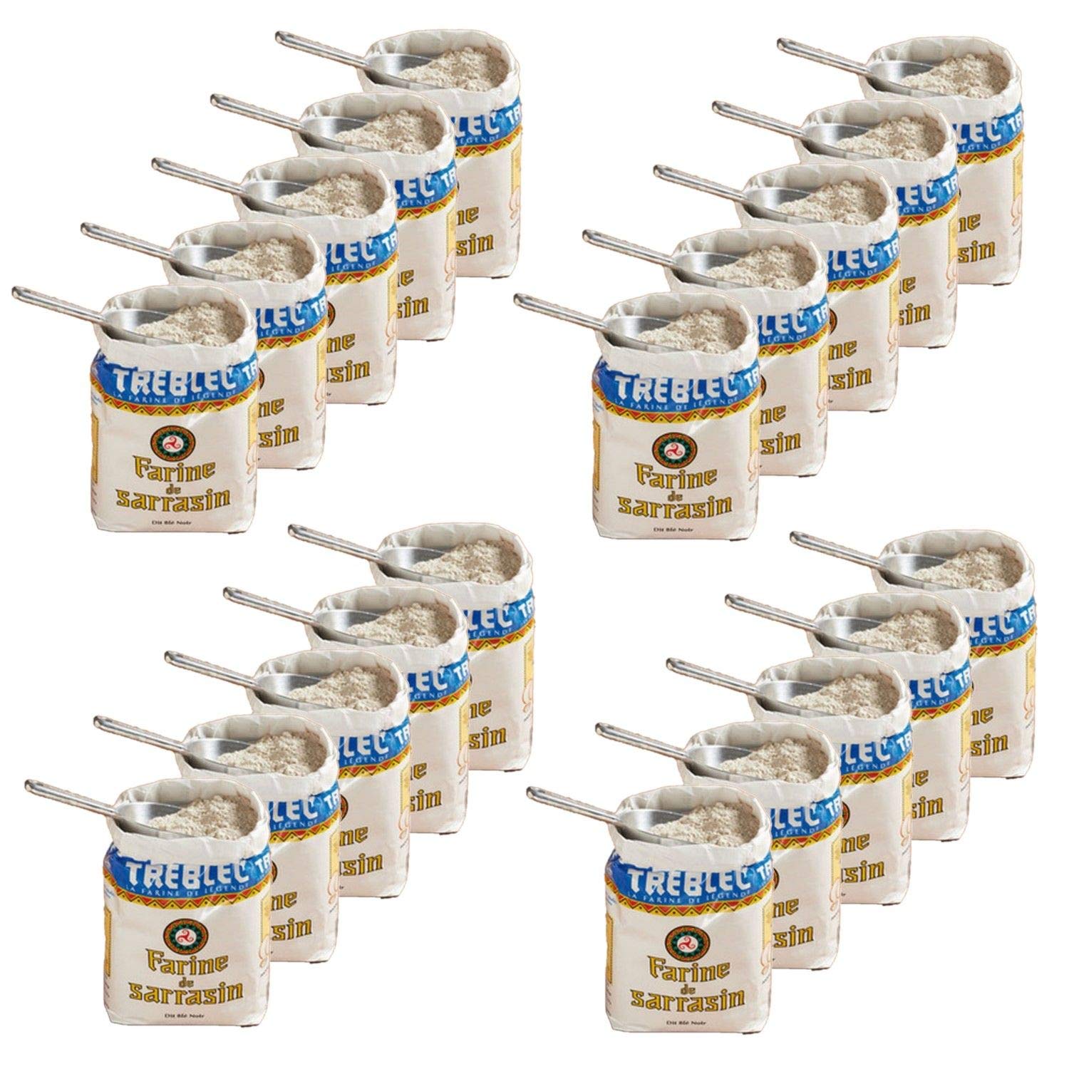 20 x harina de trigo negro TREBLEC 1 kg