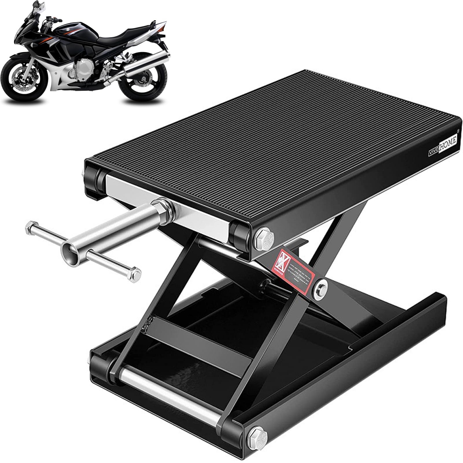 Gato de taller para motocicletas con soporte de servicio de 1100 LB