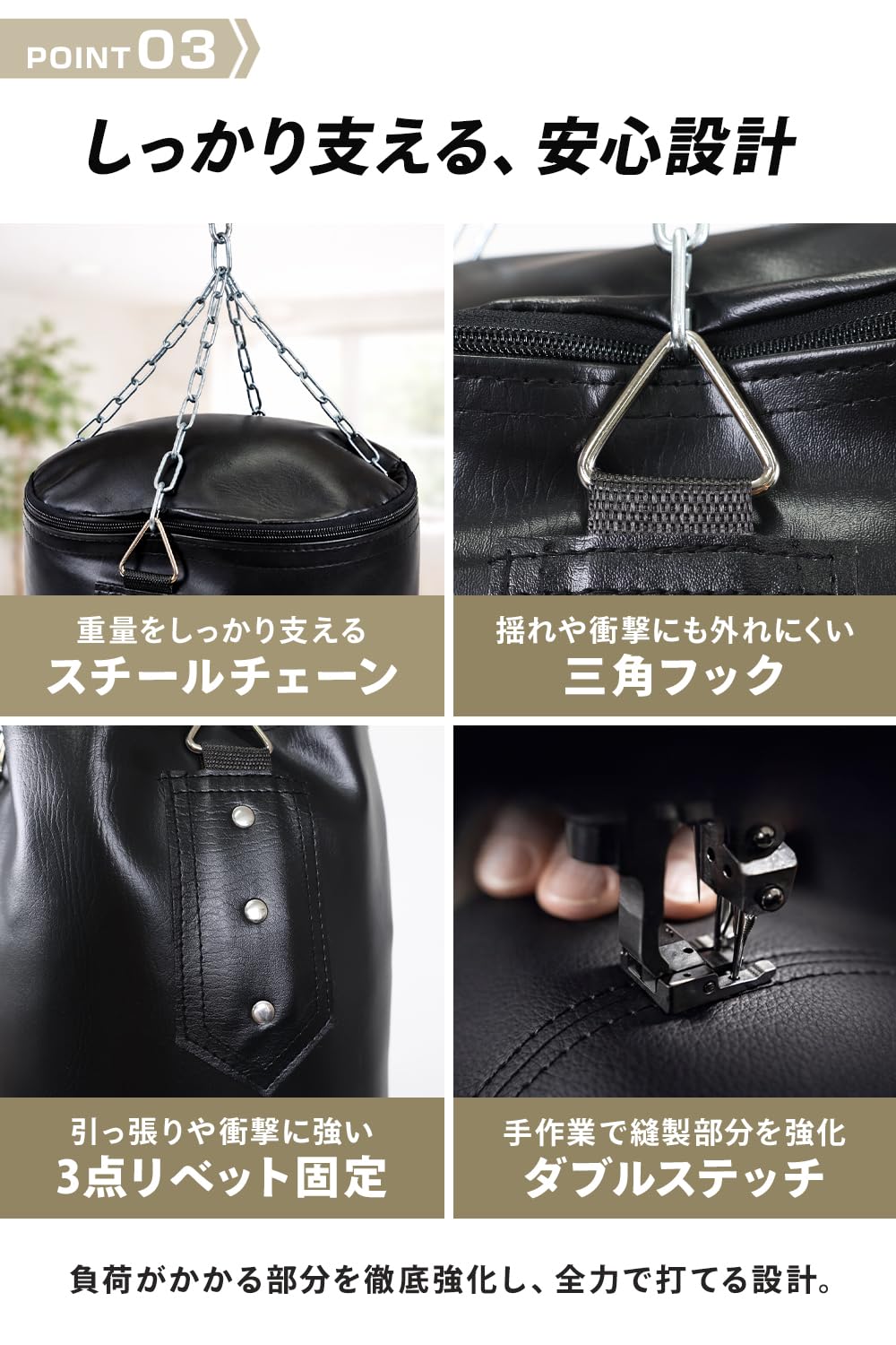 Amazon.co.jp: [BODY RAJA] サンドバッグ 吊り下げ式 未充填 100cm