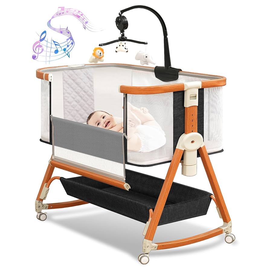●専用●The Wannadies&Cribs&Coral 3枚セット Amazon.com: 3 in 1 Bassinet,Baby Bassinets Bedside Sleeper