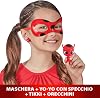 BANDAI - Miraculous Ladybug - Makeover Set - Ladybug Costume - Box Jojo Mask Ticky Earrings Kwami - Miraculous Costumes and Accessories - Toys for Kids Ages 4 and Up - P50604
