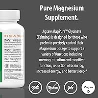 Vista 3 de Jigsaw Health MagPure Glycinate, cápsulas de magnesio premium, 120 cápsulas