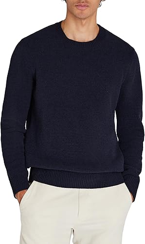 CLUB MONACO Men's Statement Crew, Navy