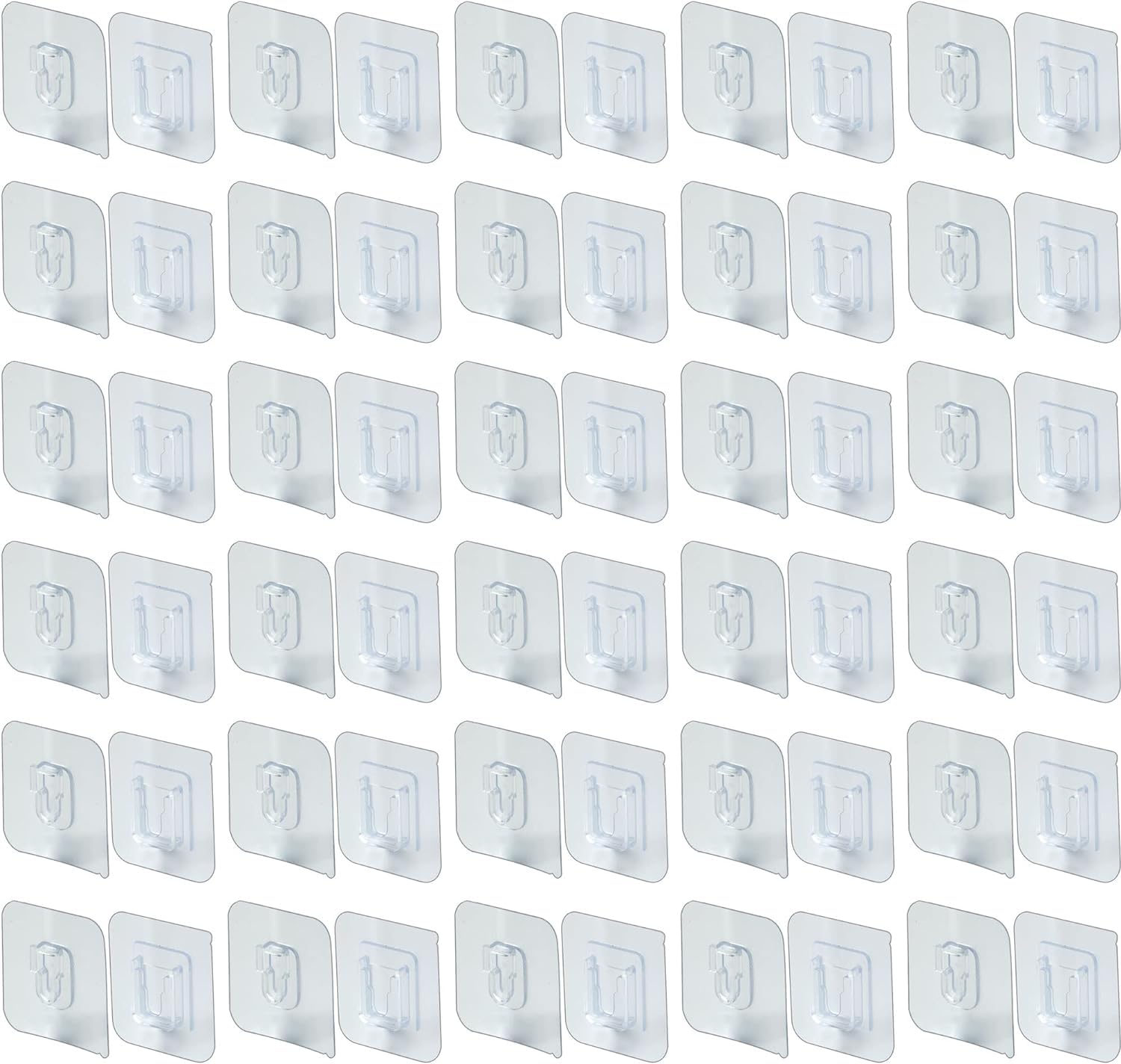 CLAPONE 20 Pcs Self Adhesive Male Female Wall Hooks 6 KG Max Magic Transparent Sticker Hooks for Hanging Mobile Case Spike Guards Toilet Brush Photo Frames Bathroom Kitchen Accessories (B0D7HL453X) Amazon Price History, Amazon Price Tracker