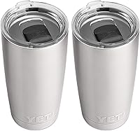 Vista 25 de YETI Rambler - Vaso de acero inoxidable con aislamiento al vacío de 20 onzas con tapa MagSlider