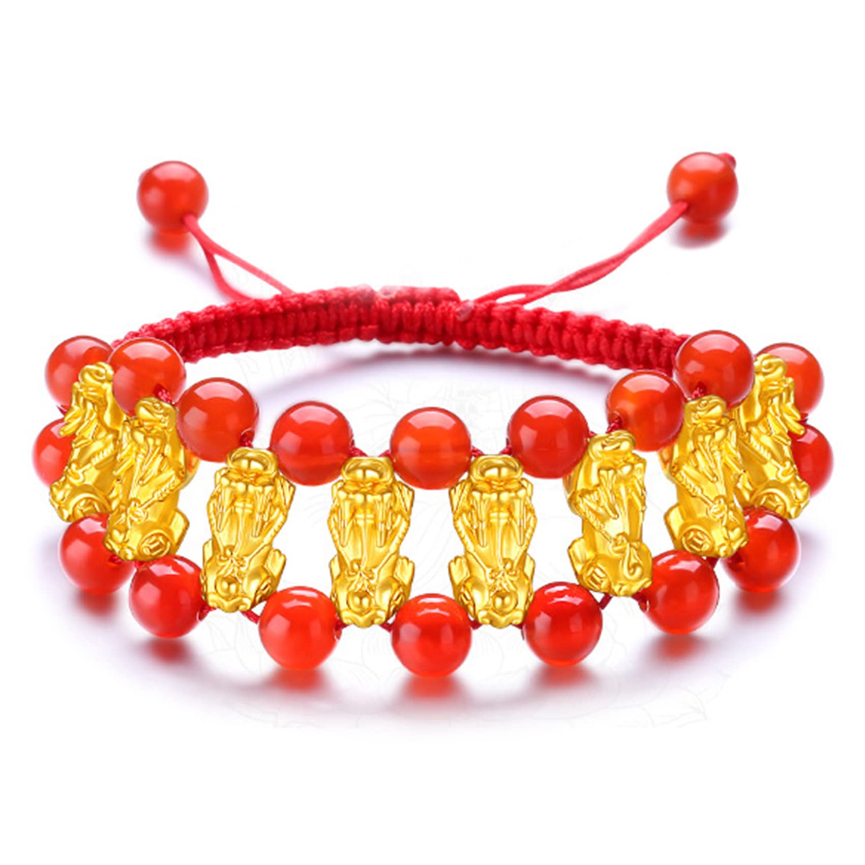 Nzpost Women's Red Agate Crystal Bracelet,Agate Bracelet,Crystal Bracelet 6Mm 8Mm Birthstone Bracelet Chakra Gemstone Garne