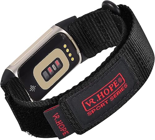 Watch Band Compatible with Fitbit Charge 5 for Men Women, Nylon Sport Fitbit Charge 5 Watch Band Strap Military Tactical Style Rugged Fitbit Charge