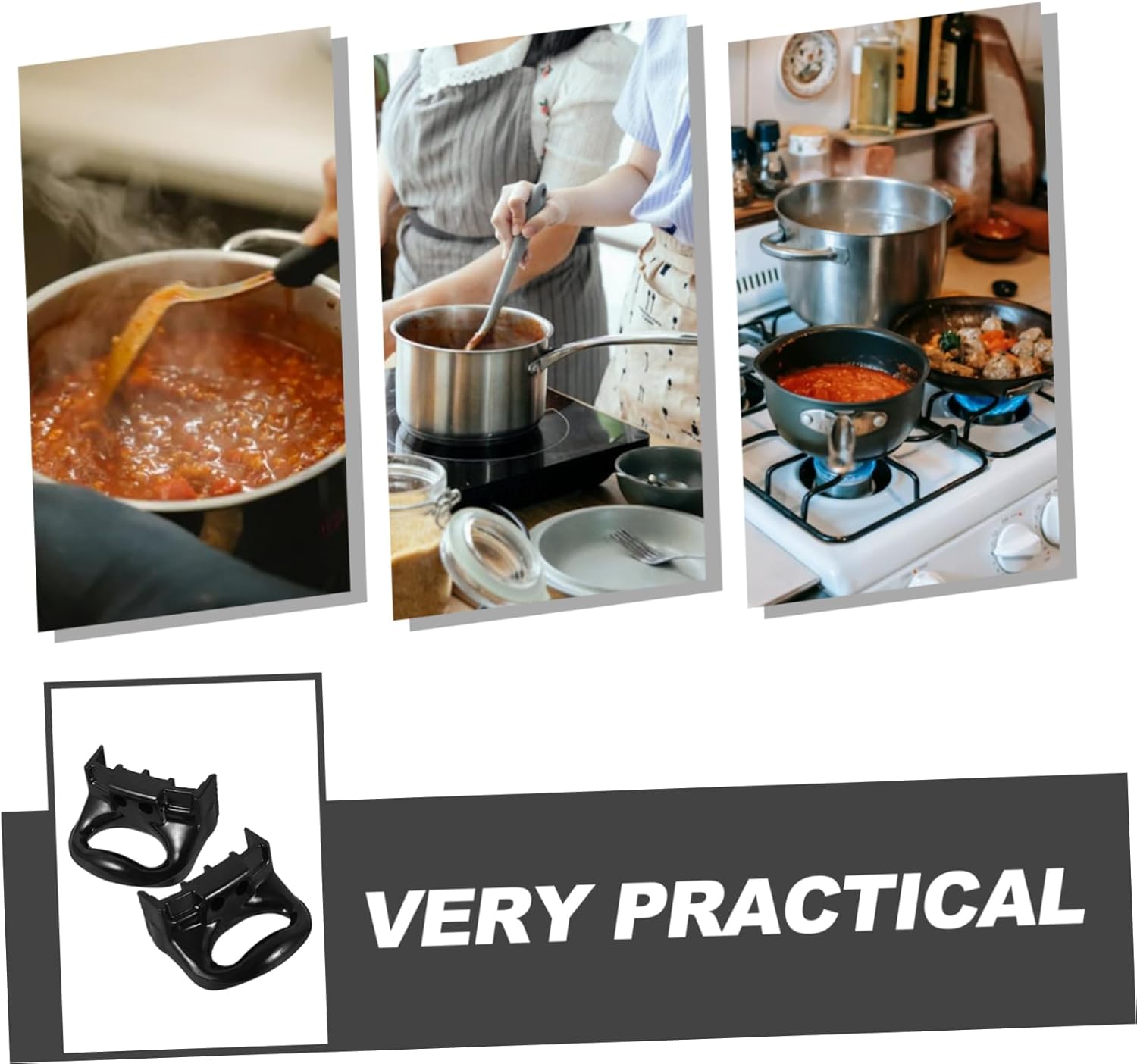4pcs Replacement Pot Handle Easy to Install Side Support for Pressure Cookers Compatible Various Cookware Kitchen Convenience and Functionality