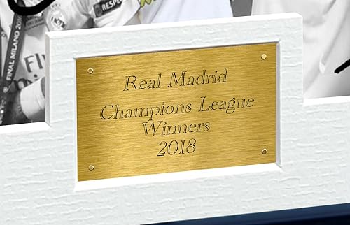 Miniatura 2 de Celebración de la Liga de Campeones del Real Madrid 2018 12x8 A4 Firmado Cristiano Ronaldo Gareth Bale Sergio Ramos Zinedine Zidane - Marco de fotos