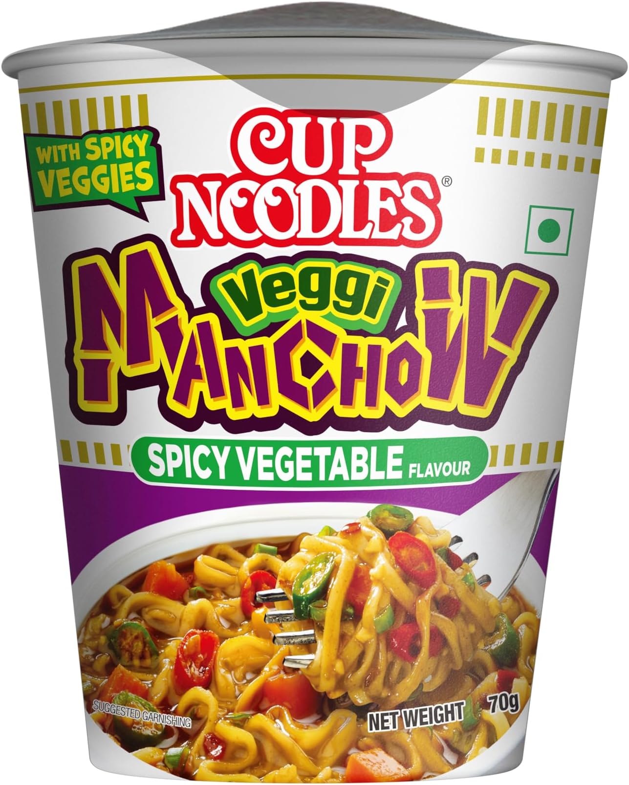 Cup Noodles Vegetarian Veggi Manchow, 70 g