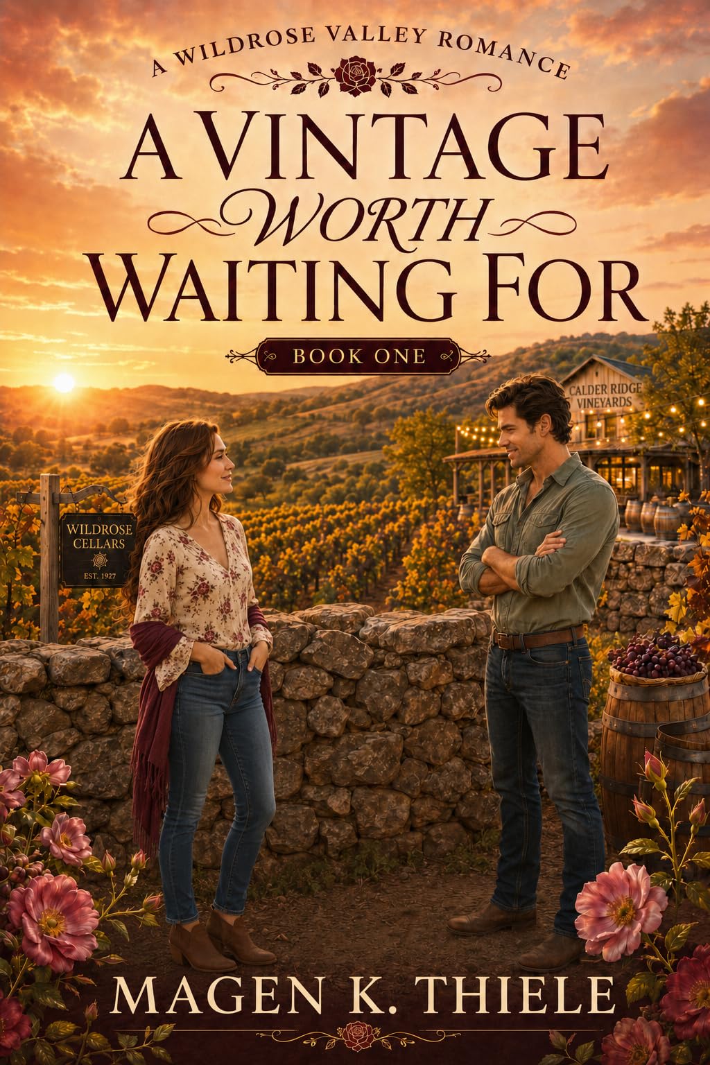 A Vintage Worth Waiting For (The Wildrose Valley Romance Series Book 1)
