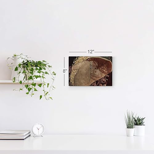 Miniatura 5 de Smile Art Design Danaë by Gustav Klimt - Arte de pared con estampado metálico famoso, pintura artística, reproducción de pinturas al óleo, arte