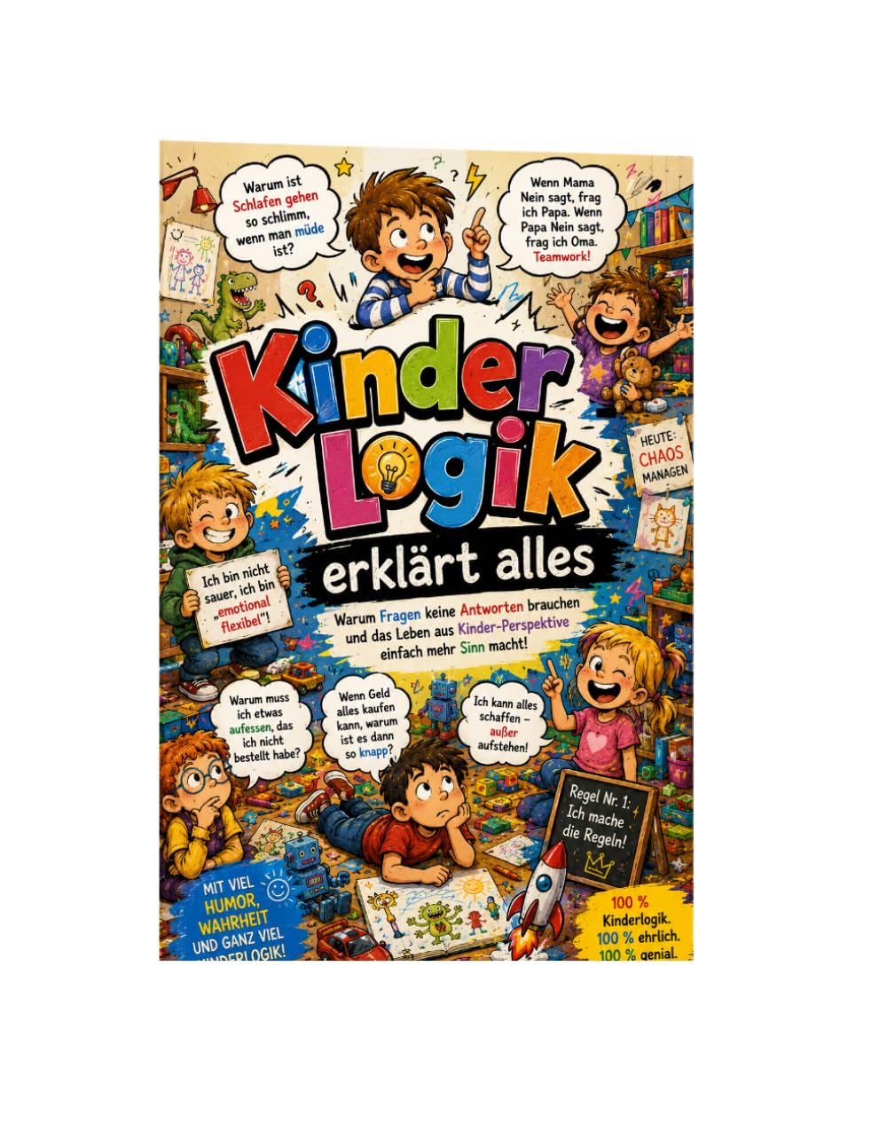 Kinderlogik erklärt alles: Die lustigsten Gedanken, Sprüche und Wahrheiten aus dem Kinderalltag
