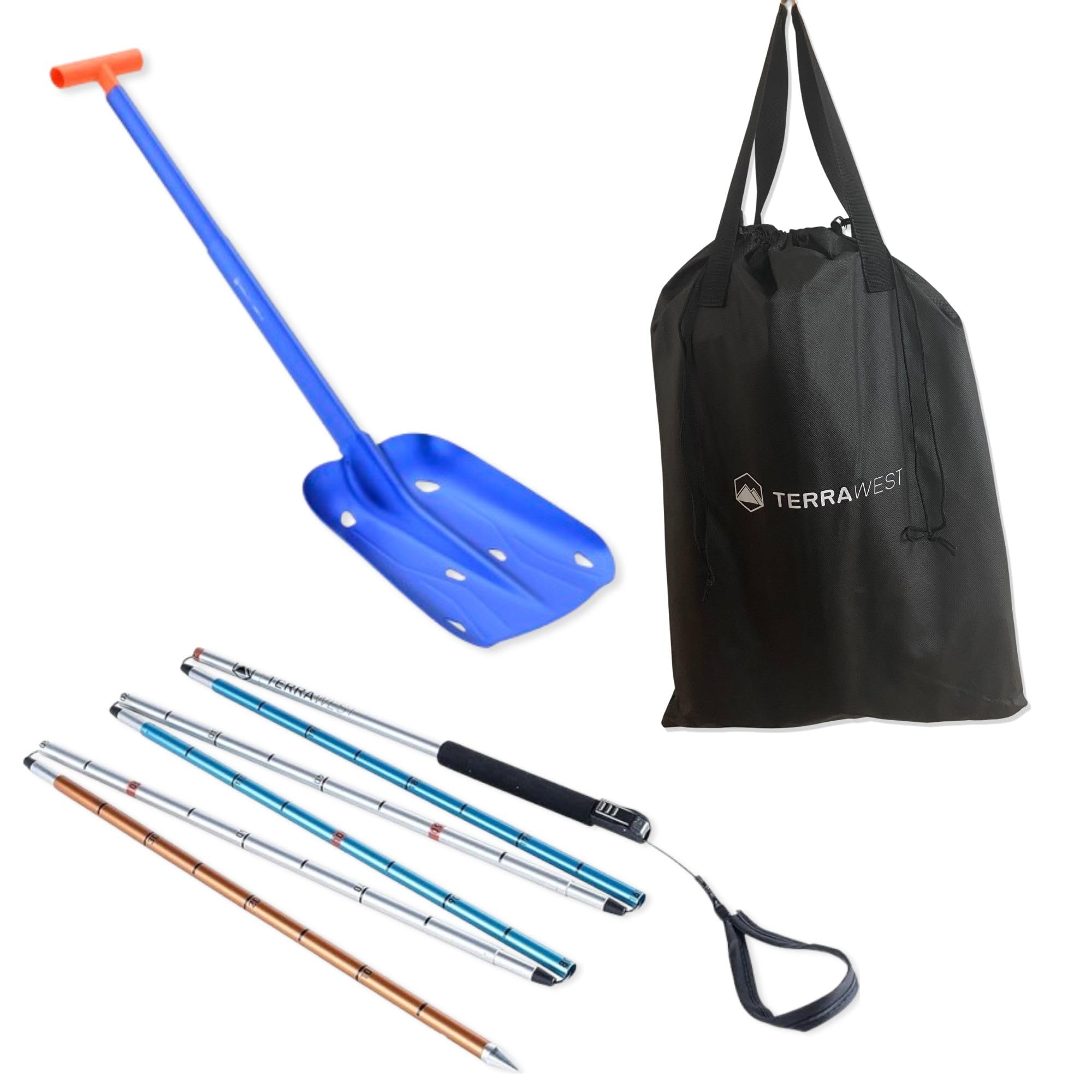 TerraWest Core Plus Avalanche Shovel and 240 cm Quick Lock Probe